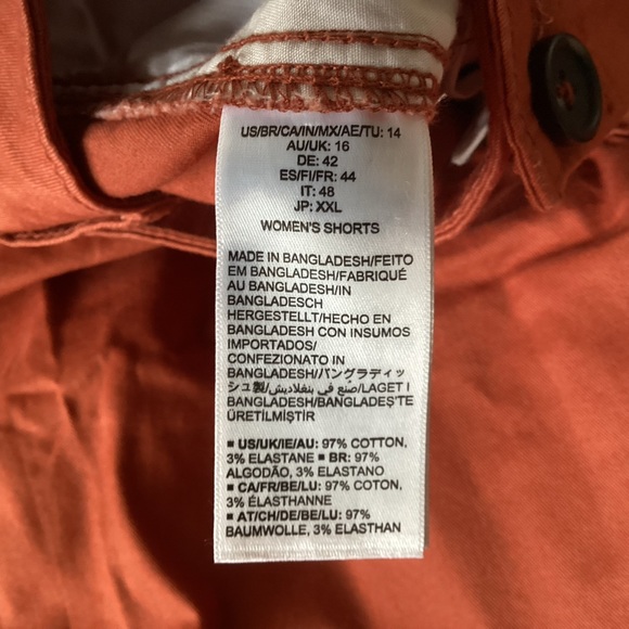 Amazon Essentials Womens 10 Inch Inseam Bermuda Chino Short in sz14 - Picture 6 of 8